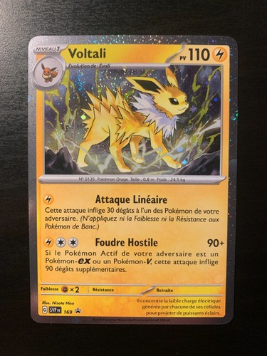 Carte pokémon holo voltali - carte,