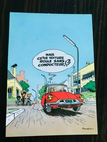 Carte postale 15x10 franquin - carte,