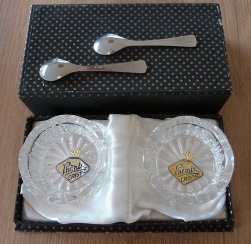 Ancien coffret salerons - coffret,