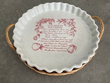 moule à tarte porcelaine à