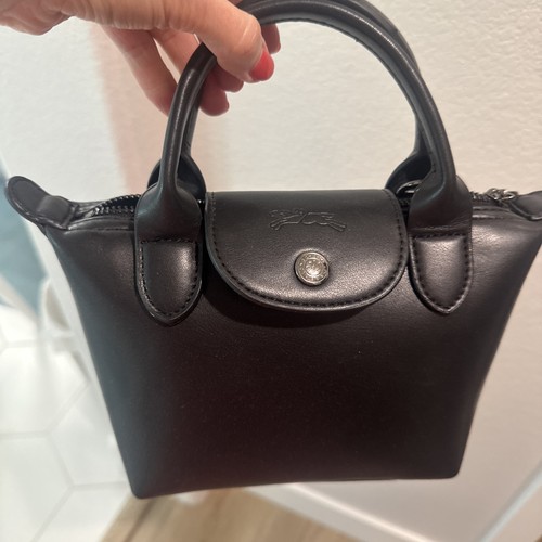 Longchamp black pliage xs - black,