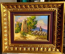 SBLENDIDE PETIT TABLEAU RICHE