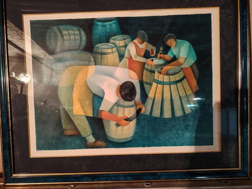 Lithographie louis toffoli - toffoli,