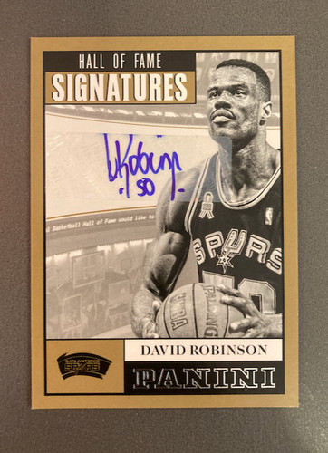 David robinson 2012 - david, panini