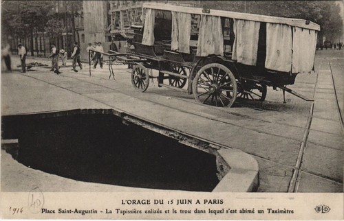 Cpa orage juin - cpa, paris