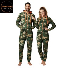 Urban Road Adults Unisex Woodland Camouflage Onezee | Camo 1Onesie1 All in One