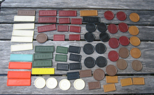 Anciens jetons jeu - anciens,