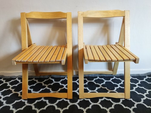Chaises pliantes bois - pliantes, en