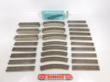 50X Märklin H0 AC Pièce De Rail M-Gleis 5106 Droite 5100 Courbée 1X Box #ED831-3