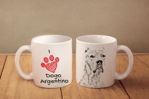 Dogue argentin une - dogue, tasse