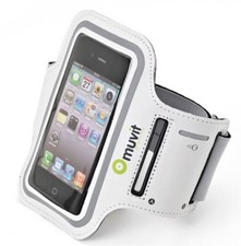 BRASSARD BLANC MUVIT IPHONE