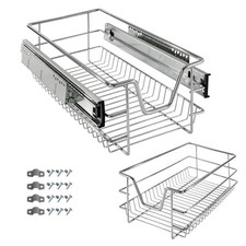 AREBOS Tiroir télescopique Tiroir de cuisine Tiroir coulissant 30cm
