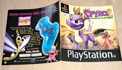 Playstation ps1 notice spyro - spyro, 2
