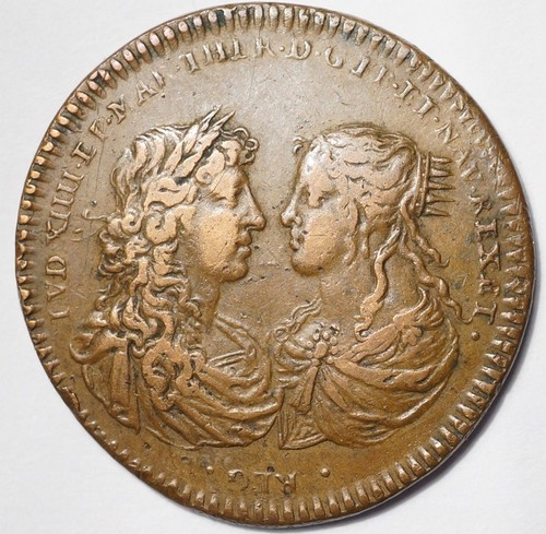 Jeton louis xiv - louis,