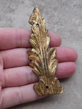 Antique element decoration "Palmette" bronze, furniture, pendulum... No. 23