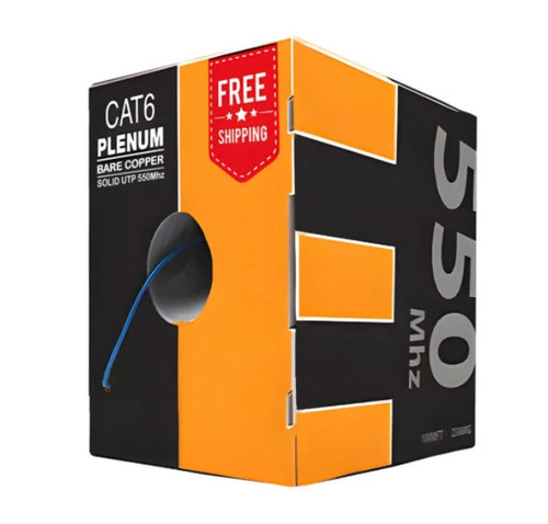 Cat6 plenum solid bare - cat6, copper