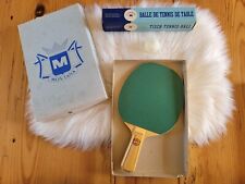RAQUETTE PING PONG TENNIS DE TABLE MONTANA MODÈLE STELLA + LOT DE BALLES LUCERNA