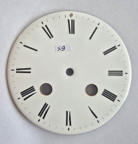 Cadran émaillé pendule - (x9),