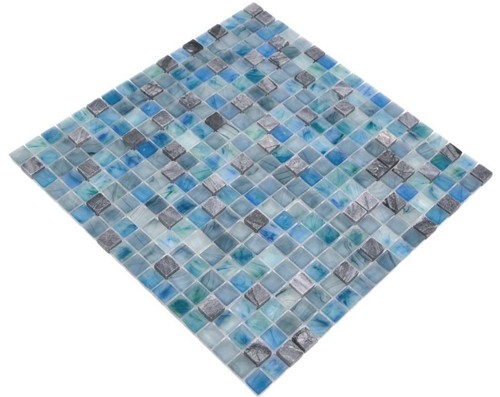 Mosaïque carreau translucide