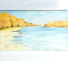 Paysage Bords de Loire Toile