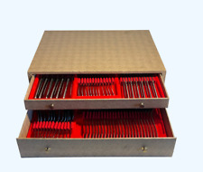 MENAGERE 73 PIECES ASCINOX EN BOITE VINTAGE ANNEE 1960