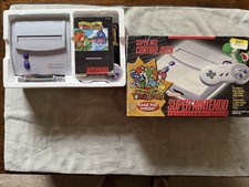 Super Nintendo SNES Jr. Console - Super Mario World 2: Yoshi's Island Bundle CIB