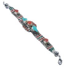 Bracelet corail turquoise