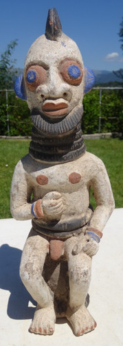Statuette idoma terre cuite - idoma, en