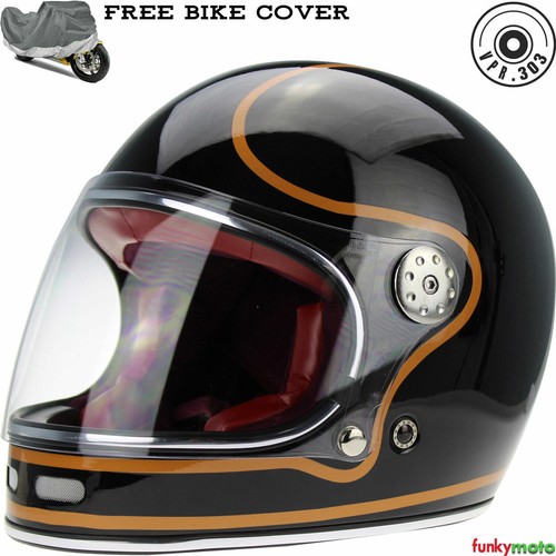 Full face vintage - full, motorcycle