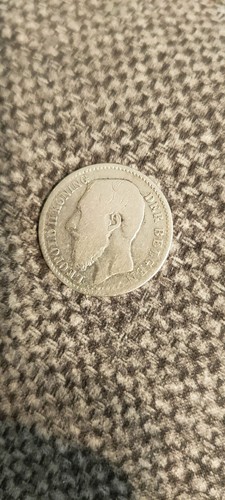 Franc belge argent 1887 - franc,