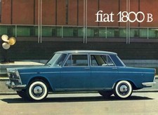 Catalogue Brochure Fiat 1800 B