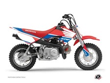 Kit Deco Moto Cross Wing Honda 50 CRF Bleu