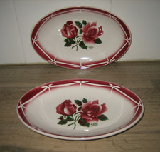 2 Ancien Ravier plat faience