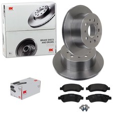 NK Disques + Revêtements Arrière Convient pour Fiat Ducato + Jumper + Boxer 250