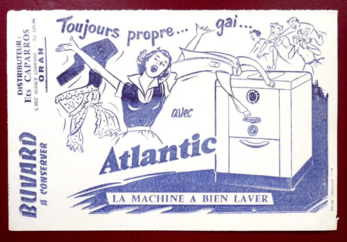 Buvard atlantic washing - buvard,
