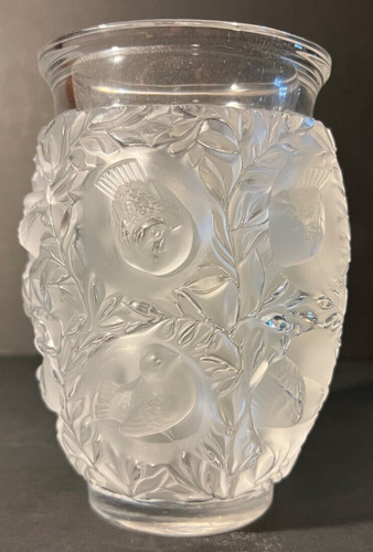 Lalique frosted bagatelle vase - bagatelle,