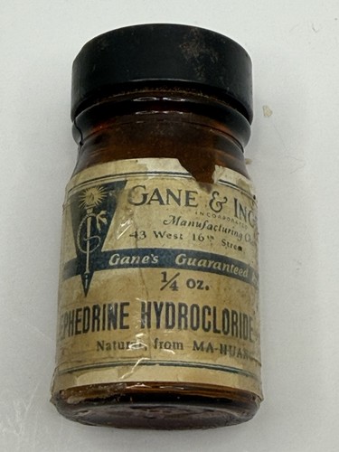 Ephedrine hydrochloride empty - ephedrine,