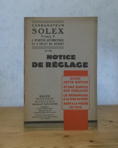 Automobile carburateur solex - automobile,