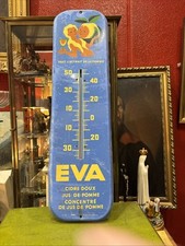 Antique Large Advertising Plate Advertising Sweet Cider EVA Making Thermometer