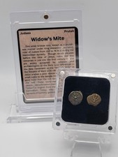 Lot of 2 Alexander Jannaeus “Widow’s Mite” 103–76 BC —Judaea AE Prutot