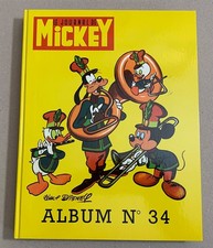 ALBUM DU JOURNAL DE MICKEY N° 34 de 1965 TBE+++