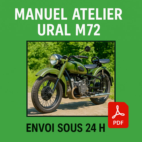 Manuel atelier ural m72 1960 - manuel,