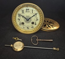 Mouvement révisé complet pendule de Paris 19 ème siècle (Ø 102 mm)