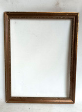 Cadre en bois et stucs perlés