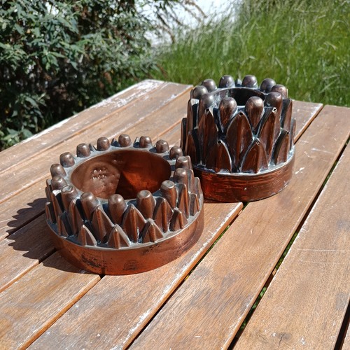 Lot anciens moules cuivre - lot, en