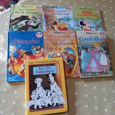 Lot de 7 livres enfant Disney Mickey Club 101 Dalmations Enfants Livre 