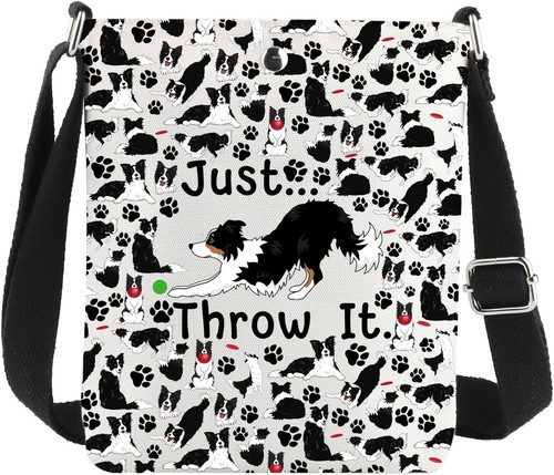 Border collie crossbody bag - crossbody,