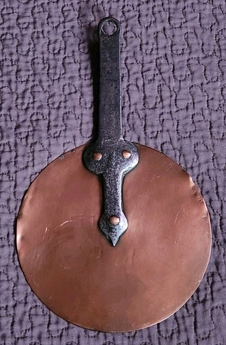Ancien couvercle cuivre - couvercle,