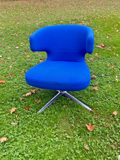 ✨ Vitra Repos Lounge Chair Blue Swivel Rare