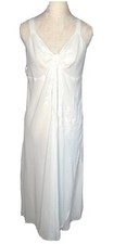 Vintage 90 Oscar de la Renta Pink Label  lingerie Night Gown  Slip Ivory  XL